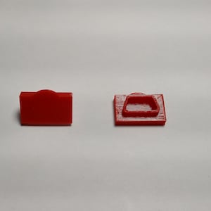 2 piece set of Atari Jaguar System controller port covers Made in the USA.
