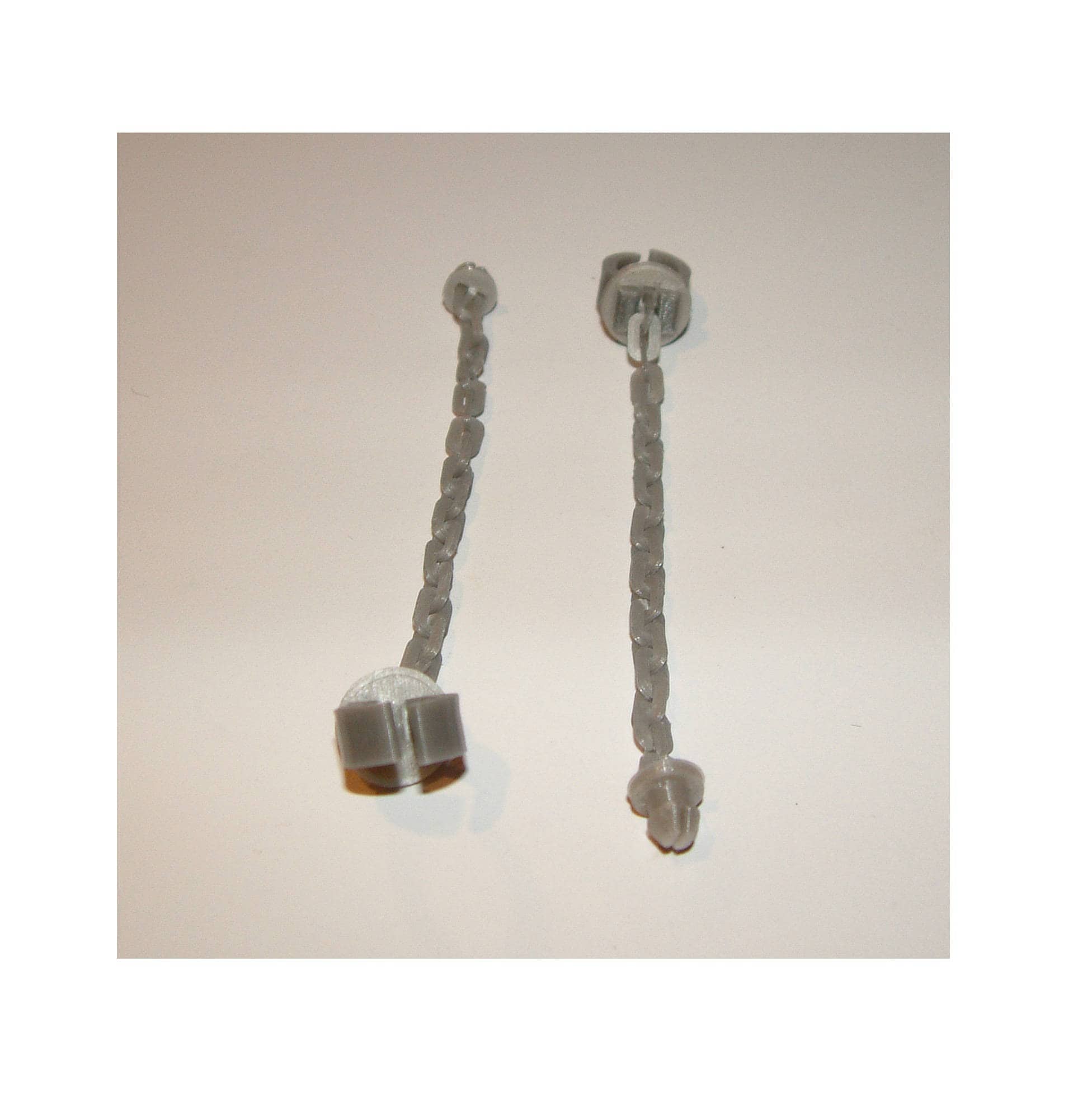 One Two piece set of detailed chain & shackles for vintage MOTU snake…