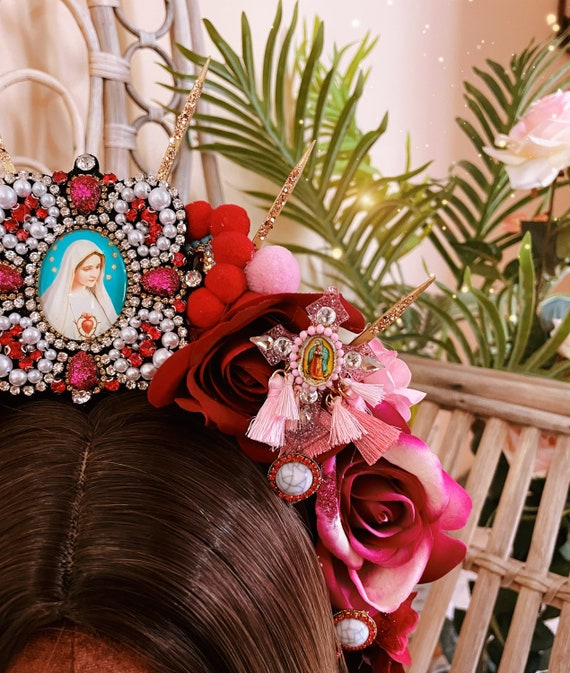 La Rosa Hermosa Crown | Luxurious Spanish Floral Tiara  display picture 1