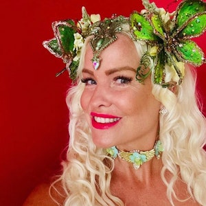 Maxinne Butterfly Bliss Crown | Enchanted Forest Tiara | Magical Butterfly Headpiece