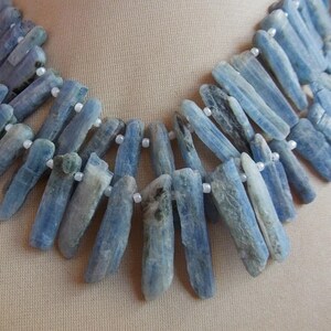 Blue Kyanite Natural Rough Sticks/8inches 27x6to10x5 MM Approx ...