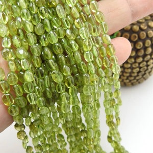 green peridot 16 inch natural tumble nuggets oval shape tumble gemstone natural tumble handmade bead 6x5 to 5x3 mm approx BSJ(TU5)