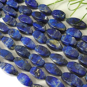 Lapis Lazuli 8&quot;Inch  Fancy Tube Shape Beads 16X8 To 10X4 MM approx Beautiful Quality 100%Natural New Arrival (BSJ-B3)
