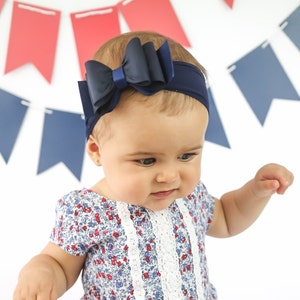 الترفيهية علم البيئة الفضاء الإلكتروني Bandeau Bebe Bleu Marine Malkiteneshta Com