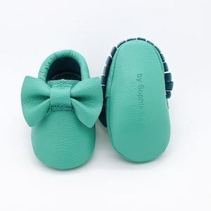 Teal baby shoes store