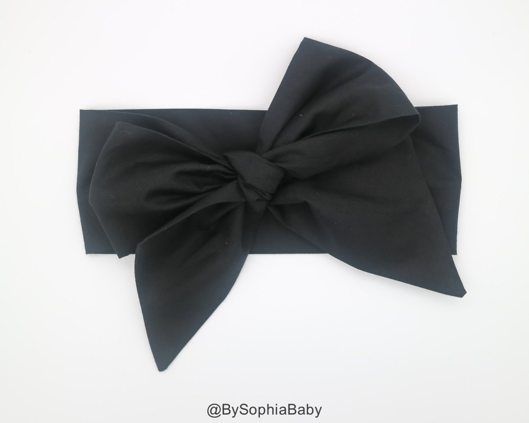Baby Head Wrap Baby Headwrap Black Baby Headband Baby Etsy