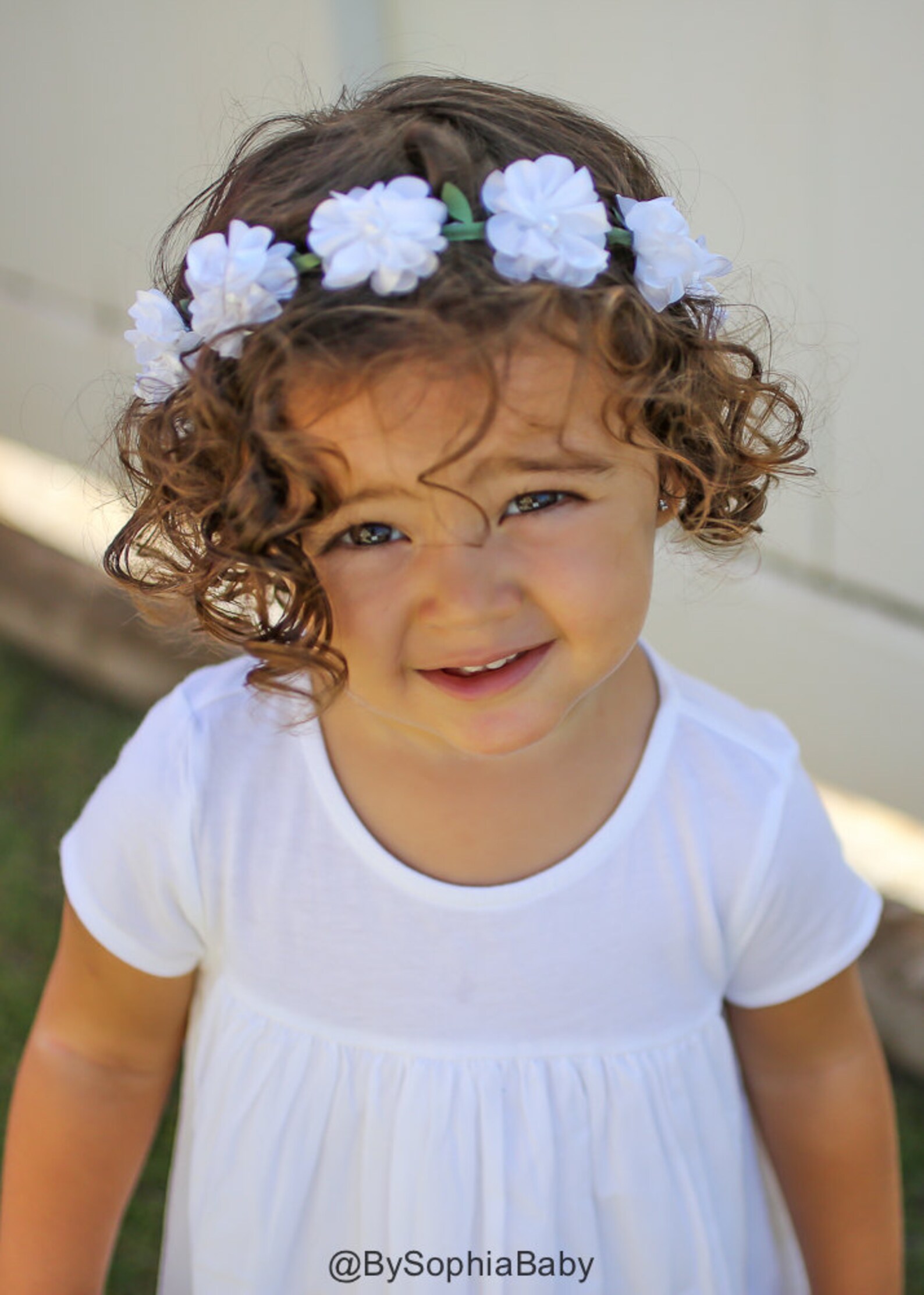 Baby Flower Crown Toddler Flower Crown Lavender Lilac Flower Etsy
