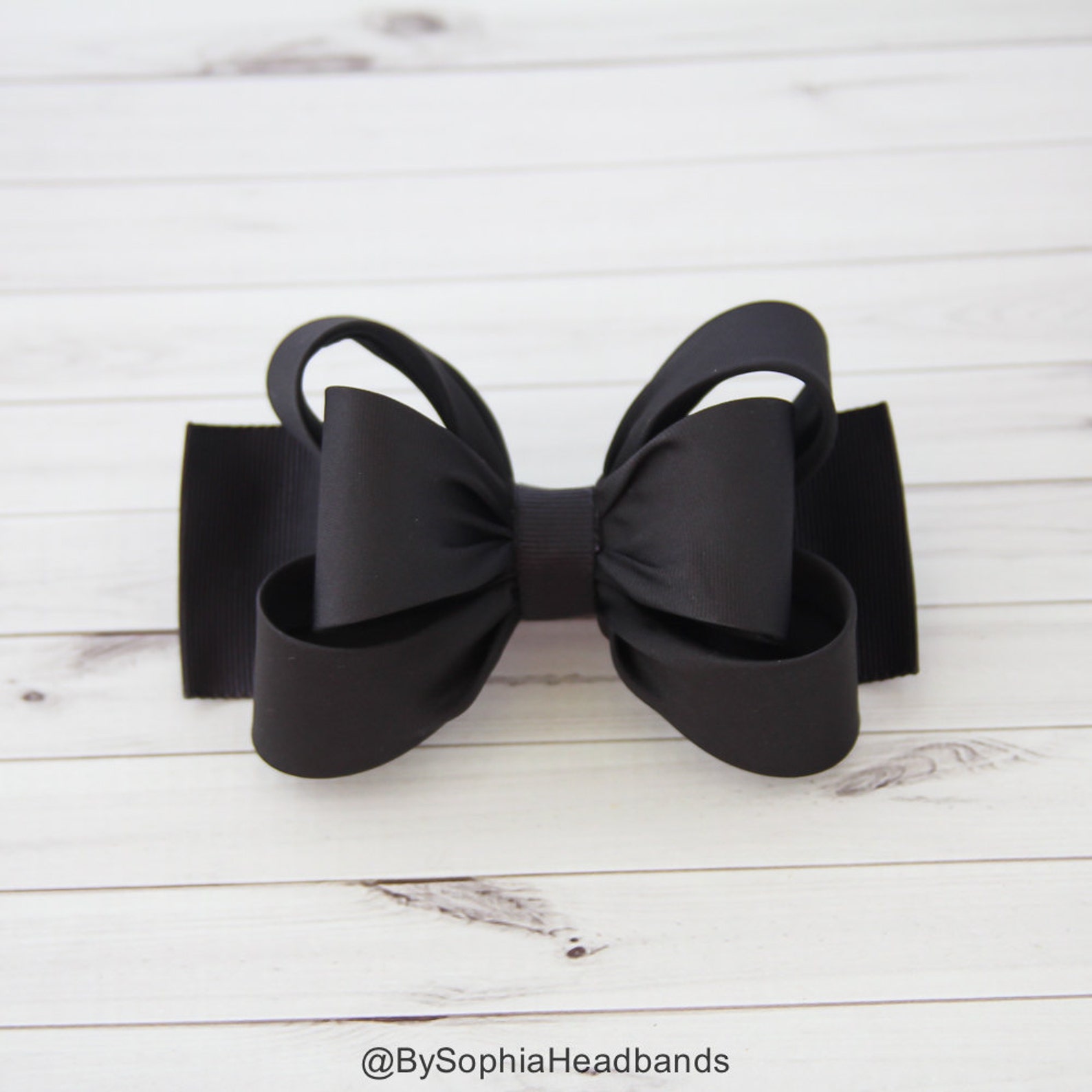 Black Hair Clip Black Bow Hair Clip Bow Hair Clip Toddler Etsy