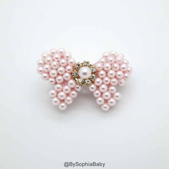 baby christening hair clips