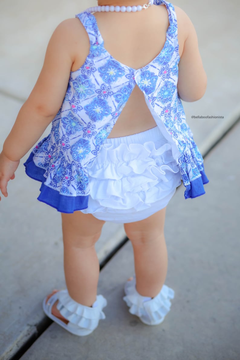 Baby Bloomers White Ruffle Back Baby Bloomer White Baby Etsy