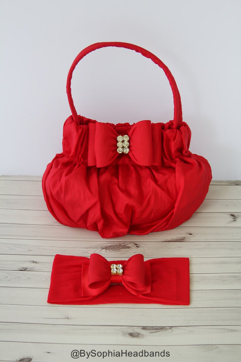 Red Girl's Purse Toddler Purse Baby Red Handbag Red Etsy