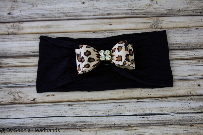 Leopard Headband Leopard Baby Headband Newborn Headband Etsy