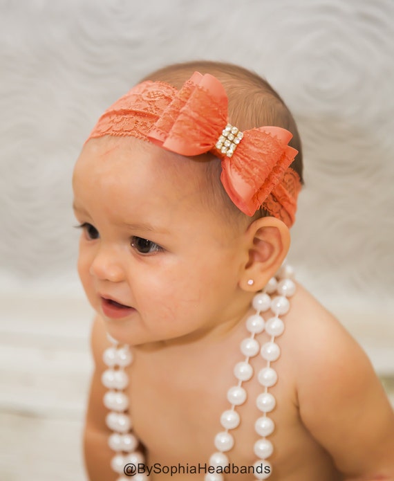 Coral 2025 baby headband
