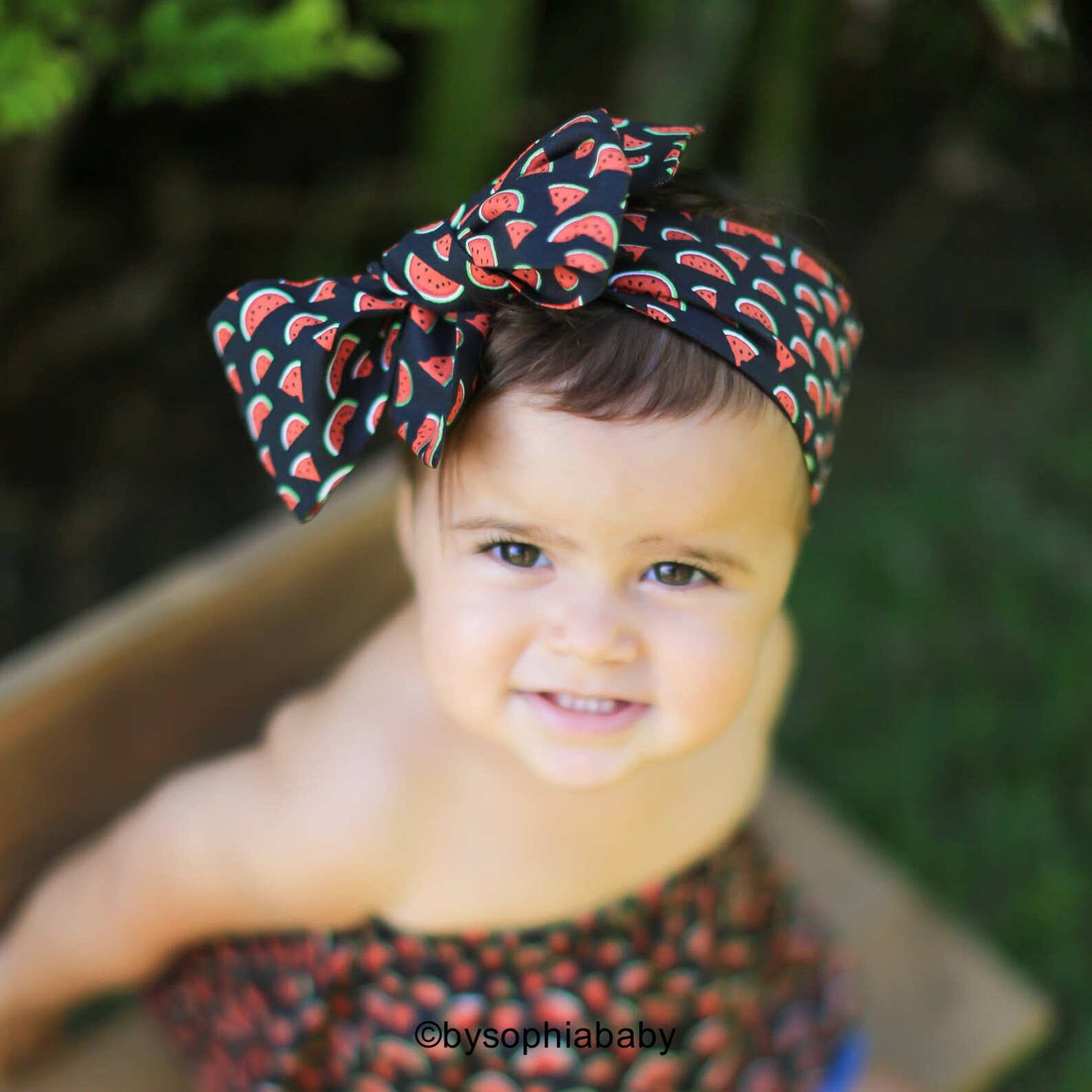 Watermelon Baby Top and Head Wrap Set Baby Summer Set Baby Etsy