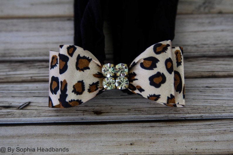 Leopard Headband Leopard Baby Headband Newborn Headband Etsy