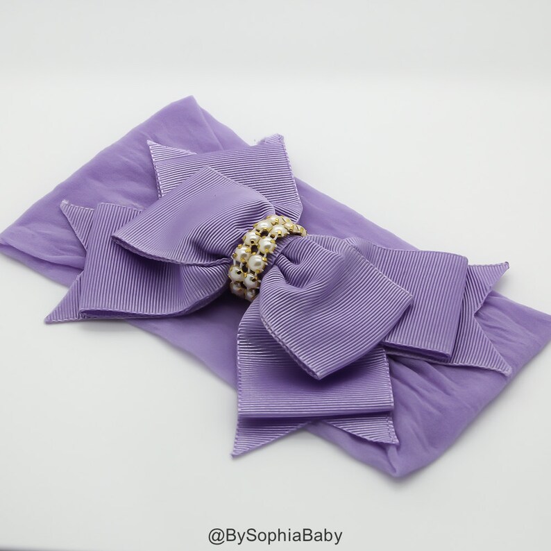 Baby Headband Headwrap Lilac Lavender Baby Headband Lavender Etsy