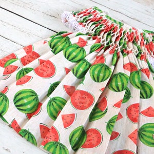 Watermelon Baby Dress, Baby Dress Set, Baby Girl Dress Set, Cotton Baby Dress, Red Baby Dress, Baby Girl Clothes, Flower Girl Dress,  1130