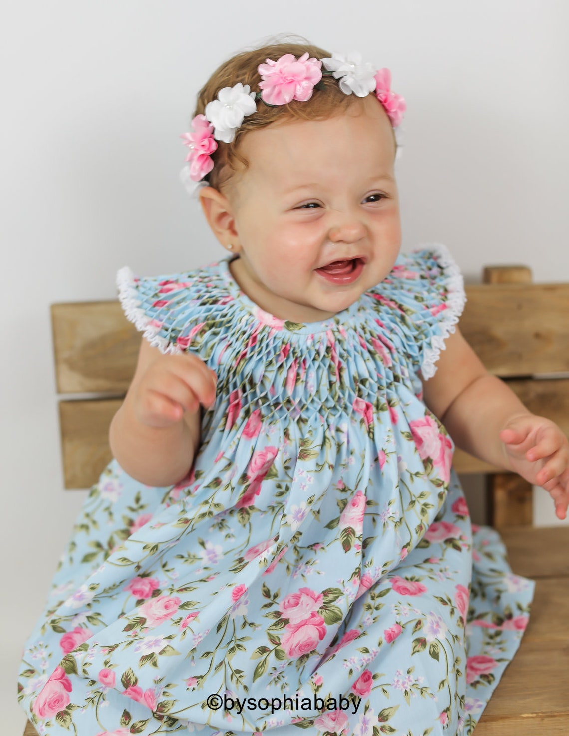 Baby Dress Baby Floral Dress Set Baby Girl Dress Flower Etsy