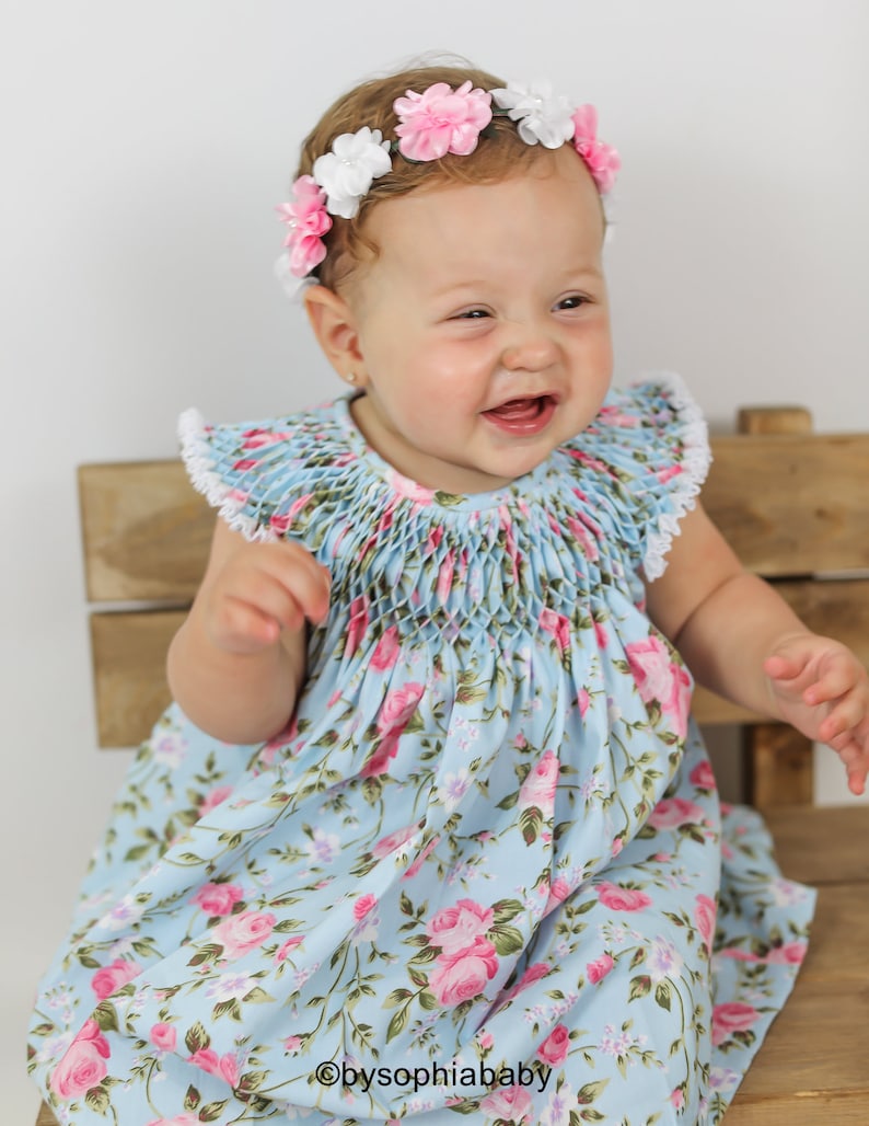 Baby Dress Baby Floral Dress Set Baby Girl Dress Flower - Etsy