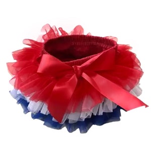 Baby USA Tutu Skirt,  4th of july Tutu Skirt, Cotton Baby Bloomers, Tutu Skirt, Baby Red Diaper Cover, Newborn Bloomers, Tutu Bloomers, 2121