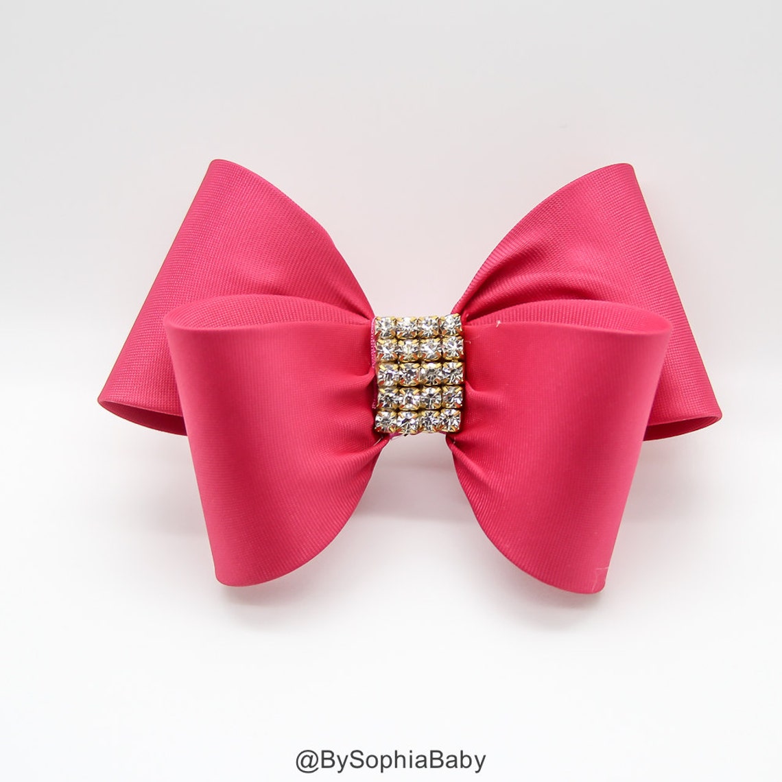 Hot Pink Hair Clip Pink Bow Hair Clip Bow Hair Clip Toddler Etsy