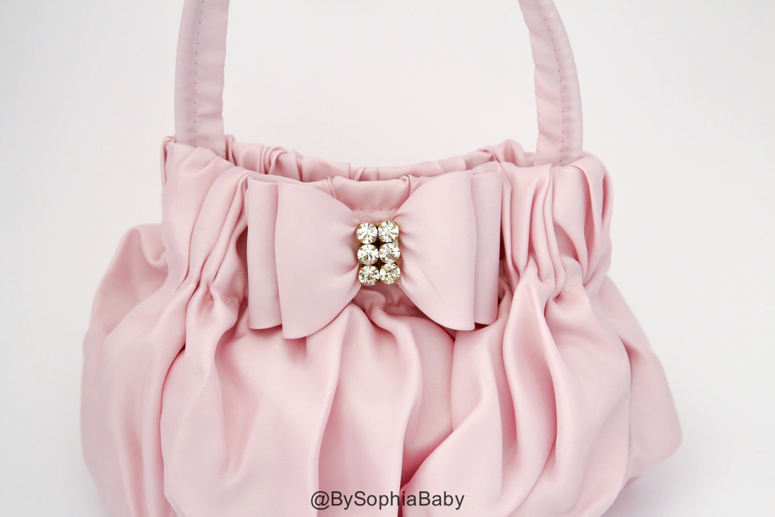 Baby Handbag Purse Light Pink Purse Flower Girl Purse Baby Etsy