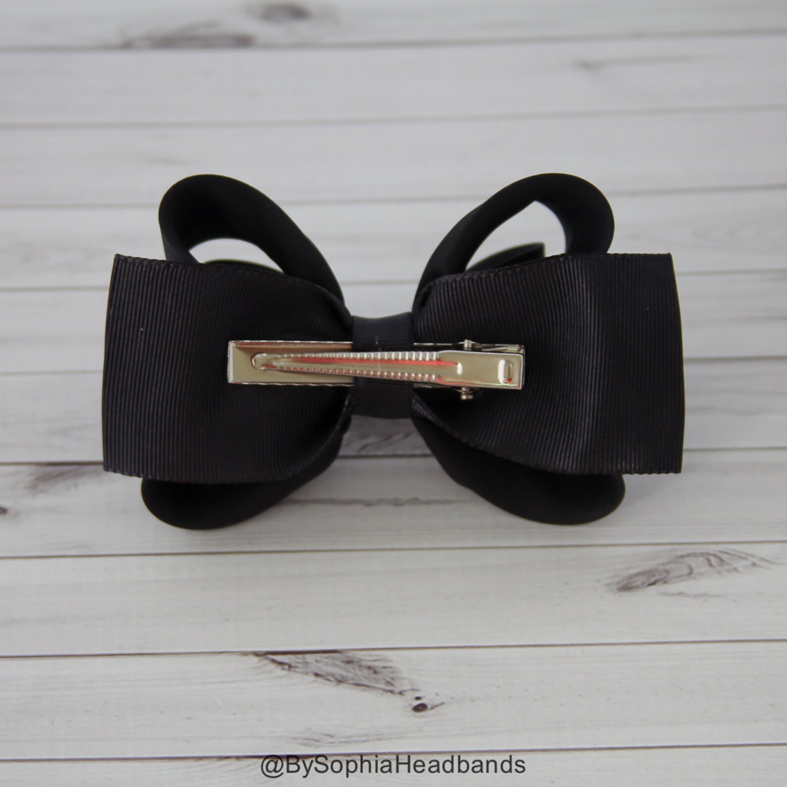 Black Hair Clip Black Bow Hair Clip Bow Hair Clip Toddler Etsy