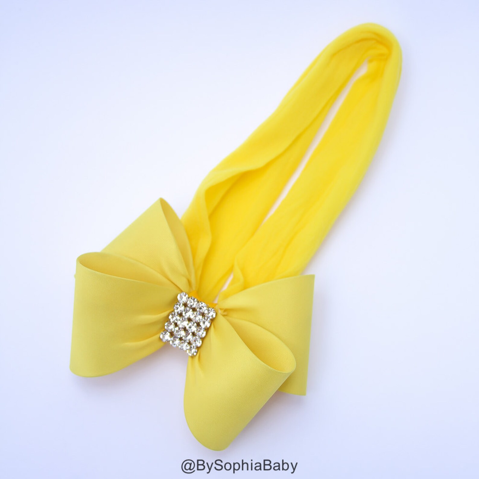 Babyhug Free Size Headbands With Bow Applique & Sunglasses  - Yellow