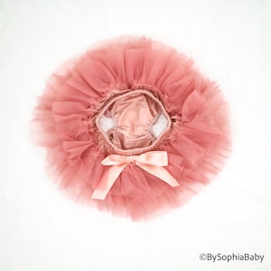 Blush Pink Baby Tutu Skirt, Pale Pink Tutu Skirt, Baby Tutu Bloomers, Blush Pink Diaper Cover, Baby Tutu, Baby Bloomers, Diaper Covers