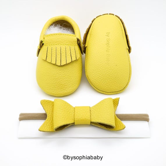 yellow moccasins