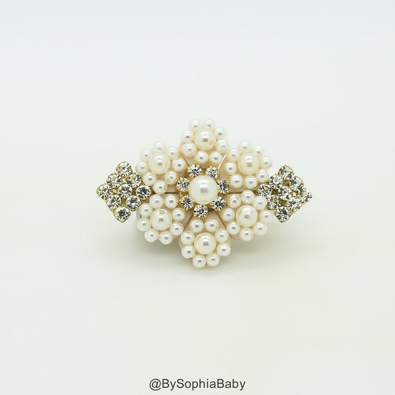 baby christening hair clips