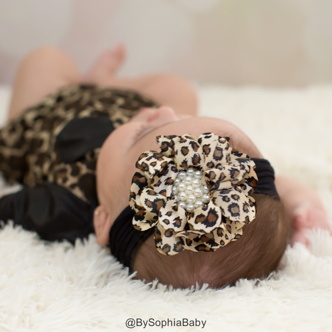 Baby Headband Leopard Baby Headband Baby Cheetah Headband Etsy