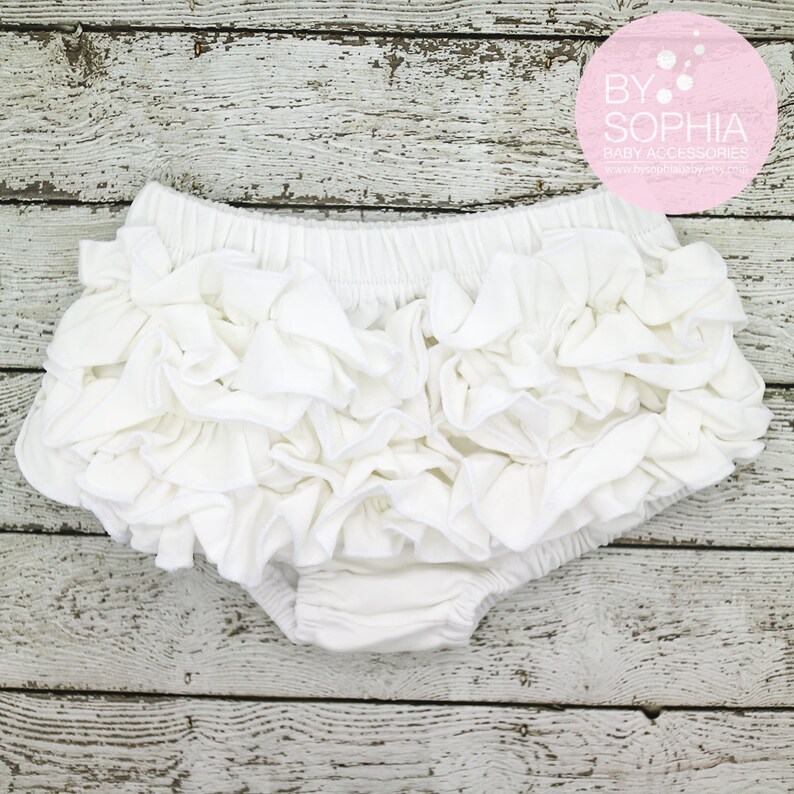 Baby Bloomers Ivory Ruffle Baby Bloomer Ivory Baby Bloomers Etsy