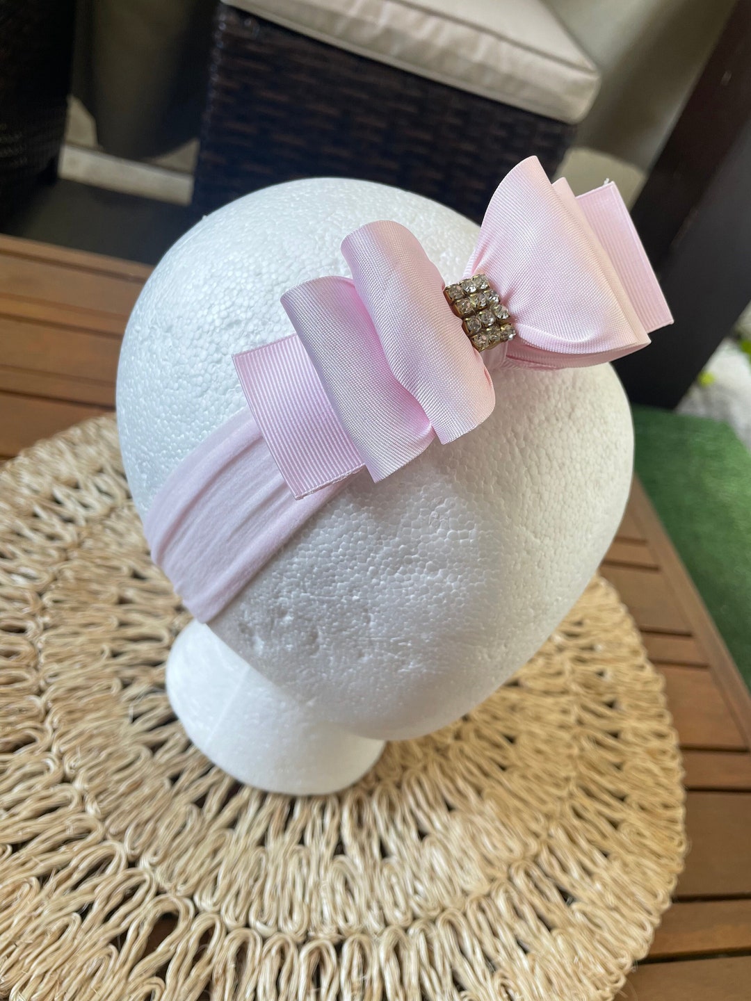 Babyhug Bow Applique Headband - Pink