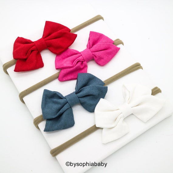etsy baby bows