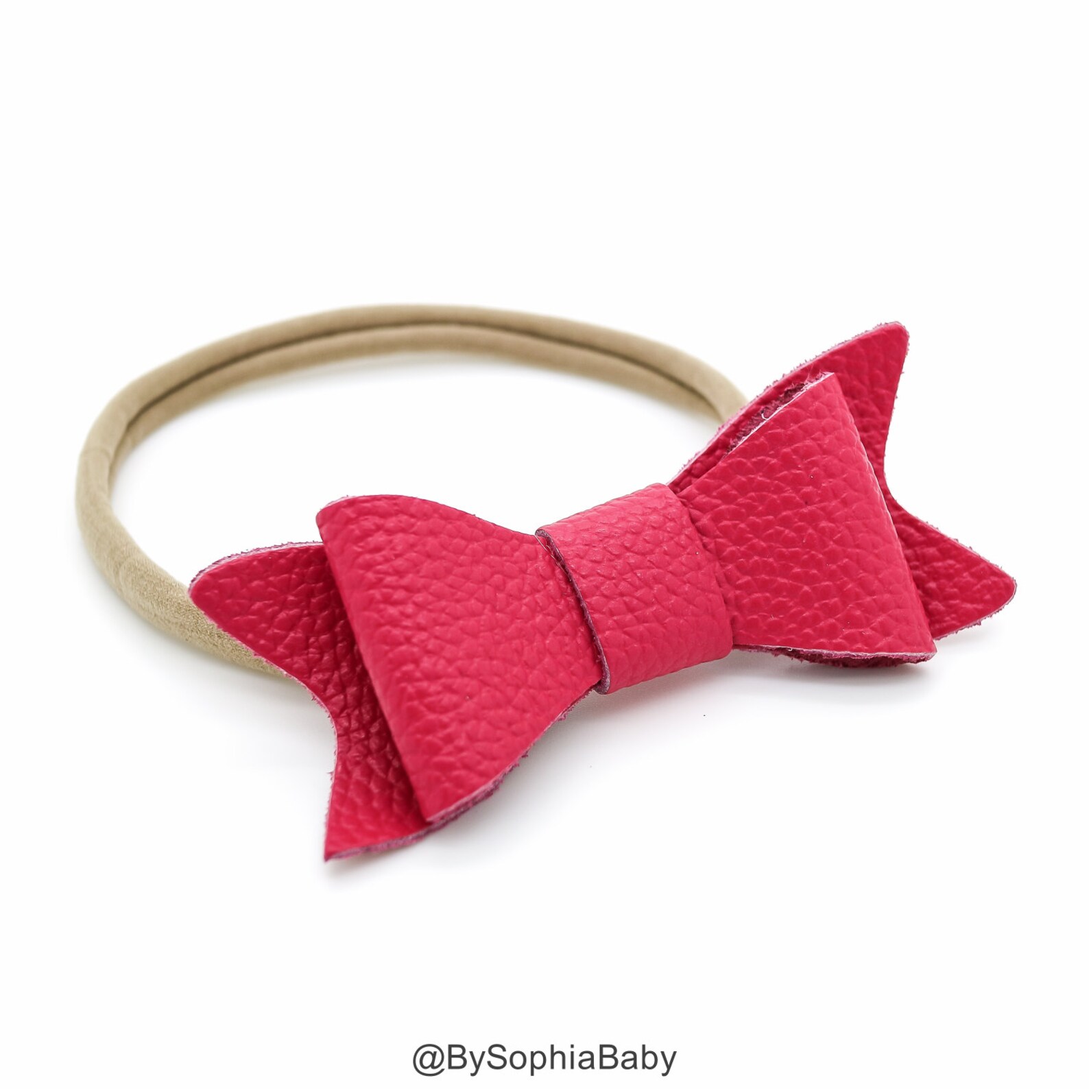 Blair Bow Baby Pink Satin Headband main image 0