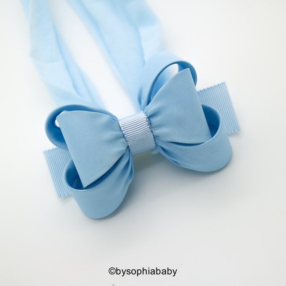 light blue headband for baby girl