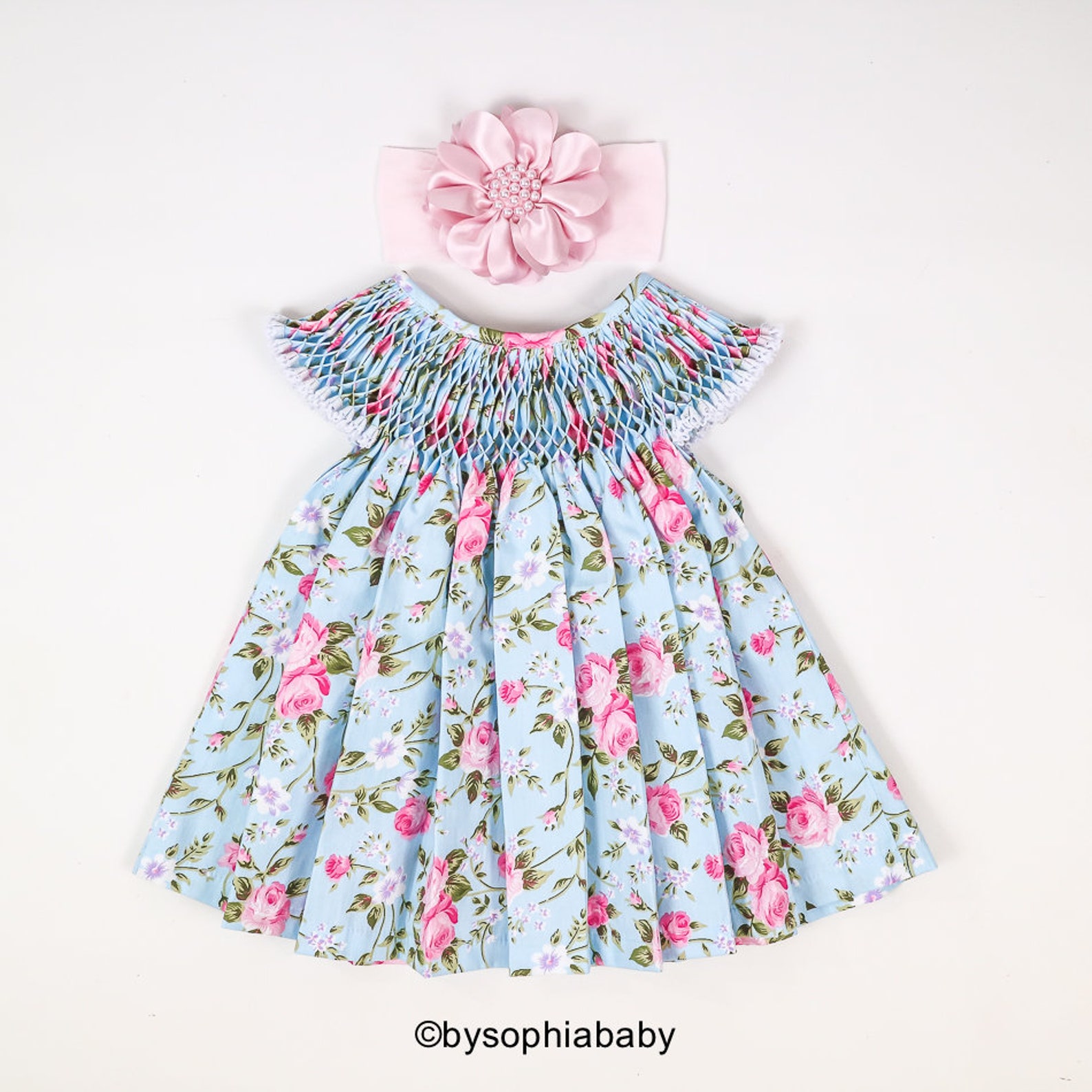 Baby Dress Baby Floral Dress Set Baby Girl Dress Flower Etsy