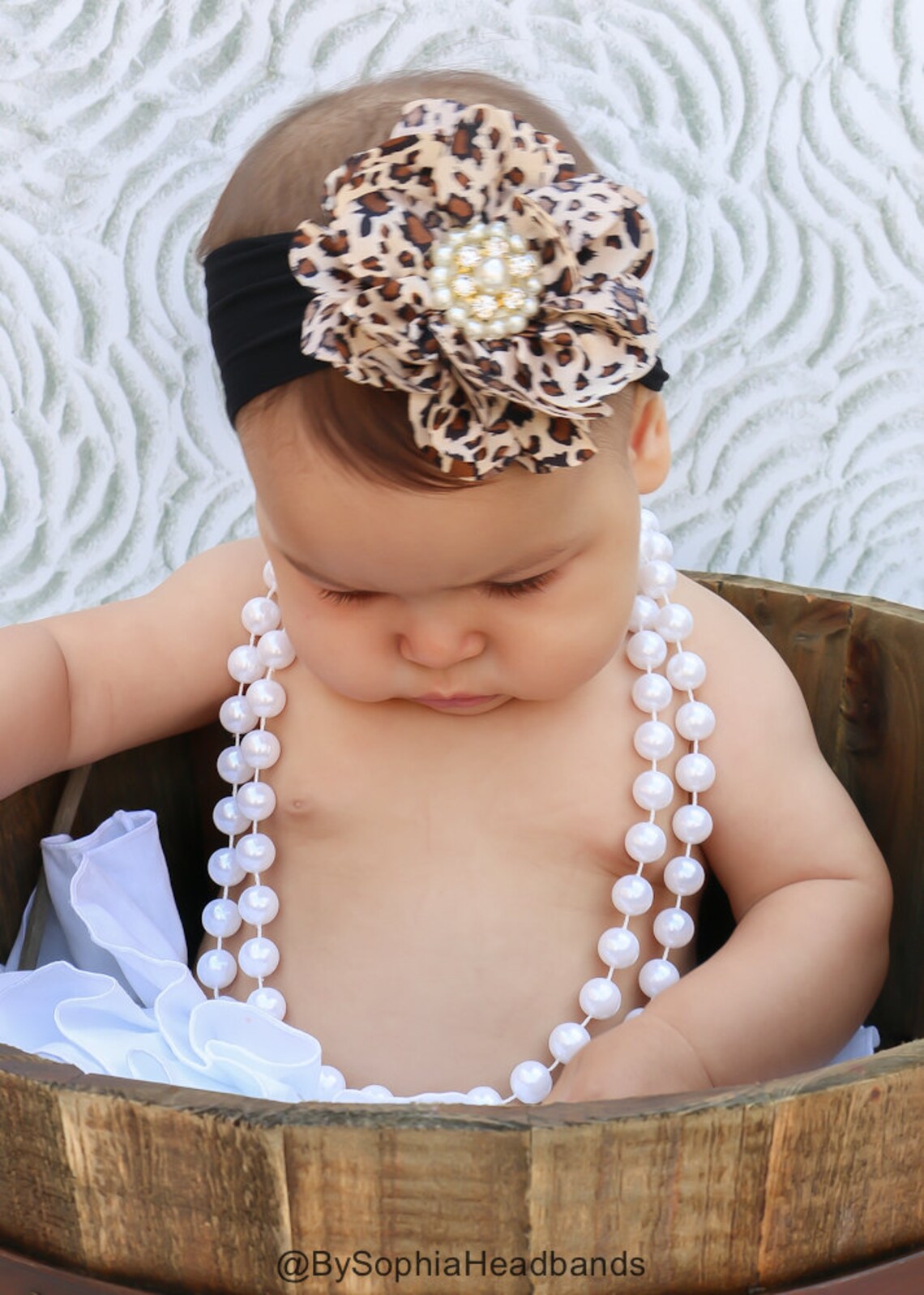Baby Headband Headwrap Leopard Baby Headband Baby Flower Etsy