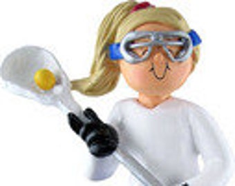 Lacrosse Player   Ornament