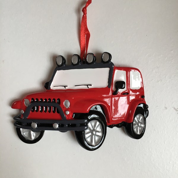 Jeep Ornaments Personalized Etsy