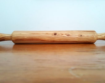 French Rolling Pin, Wooden Rolling Pin, Hand Turned Rolling Pin