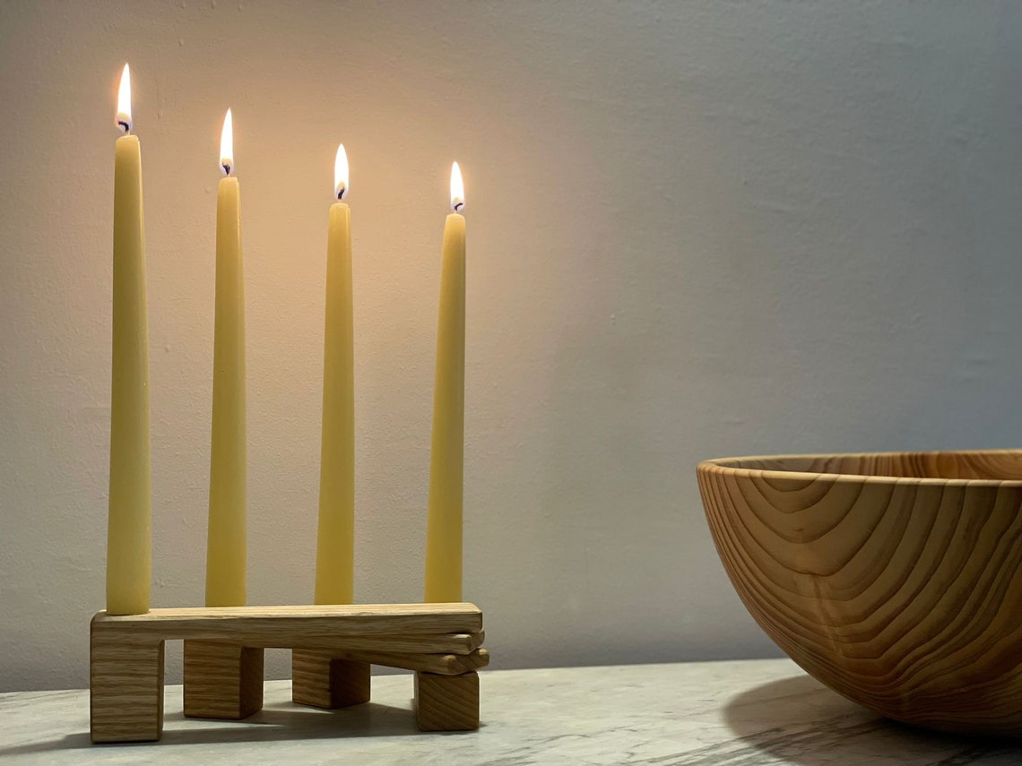 Advent Wreath Candle Holder / Wooden Candle Holder / Wooden Etsy UK