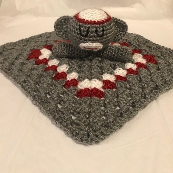 sock monkey blanket