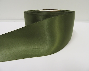 Olive green ribbon | Etsy