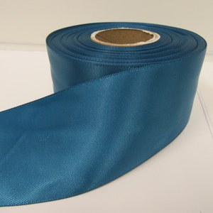 3mm 7mm 10mm 15mm 25mm 38mm 50mm Rollen, Pfauenblau Satinband, 2, 10 oder 25 Meter, doppelseitiges Zierband von Beautiful Ribbon