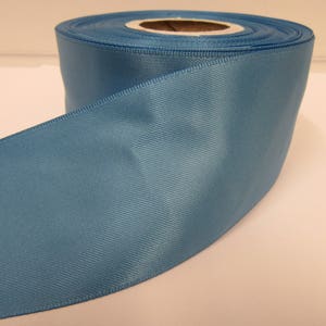 3mm 7mm 10mm 15mm 25mm 38mm 50mm Rolls, Cornflower Light Blue Satin Ribbon 2 10 or 25 metres Double sided Bows Trim Tape by Beautiful Ribbon