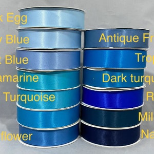 50mm Double Side Satin Ribbon, 2 2 inch 2 metres or 25 metre Full Roll 50cm by Beautiful Ribbon image 5