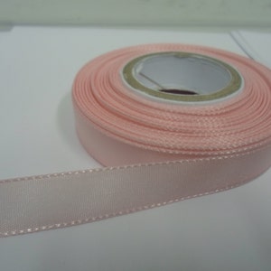 8mm 15mm 25mm 40mm Rolls, Baby Pink Taffeta ribbon, 2 metres, Double sided Trim Tape by Beautiful Ribbon