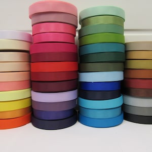 16 mm doppelseitiges Ripsband, 2 Meter oder 20 Meter volle Rolle geripptes 1,6 cm Zierband von Beautiful Ribbon
